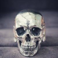 XL Full Jaw skull ring