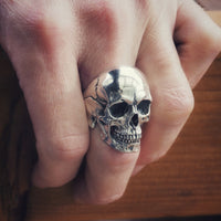 XL Full Jaw skull ring