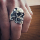 XL Full Jaw skull ring