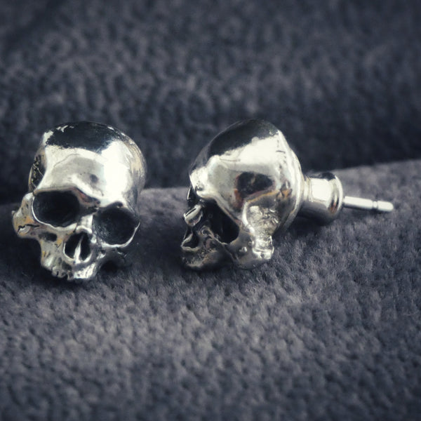 Half Jaw skull earrings DCS 