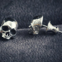 Half Jaw skull earrings DCS 