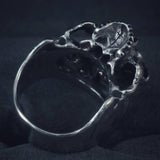 Half jaw skull ring DCS